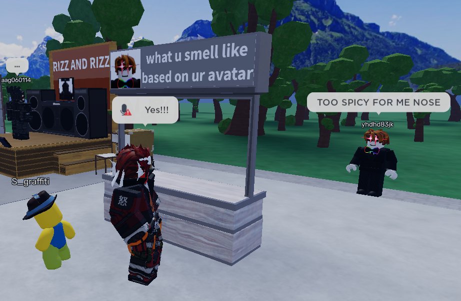 Kieroft's tweet photo. Gunner has been confirmed to have an extreme spicy body odor!!!!
#ROBLOX #OC #BoothGame https://t.co/EIKZGnVP9j