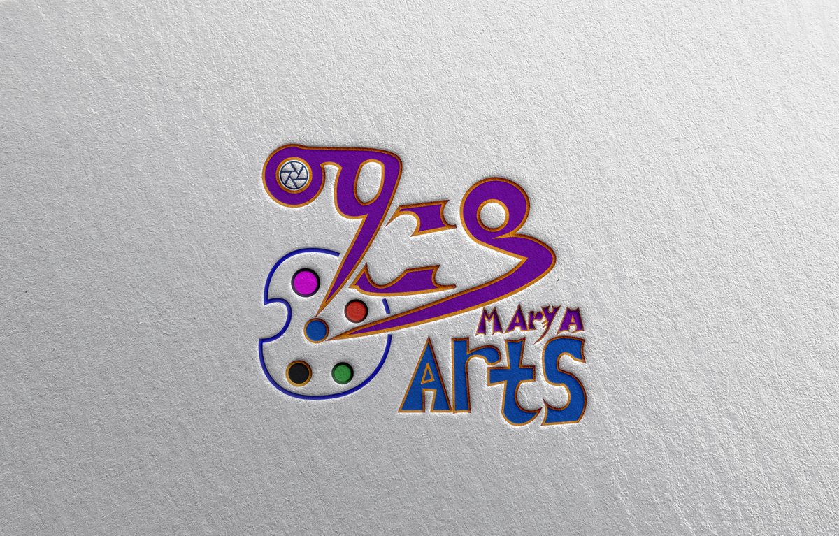 TiretGraphics's tweet image. for marya arts logo design                                                                                                                                                                                                        design by TIRET GRAPHICS
