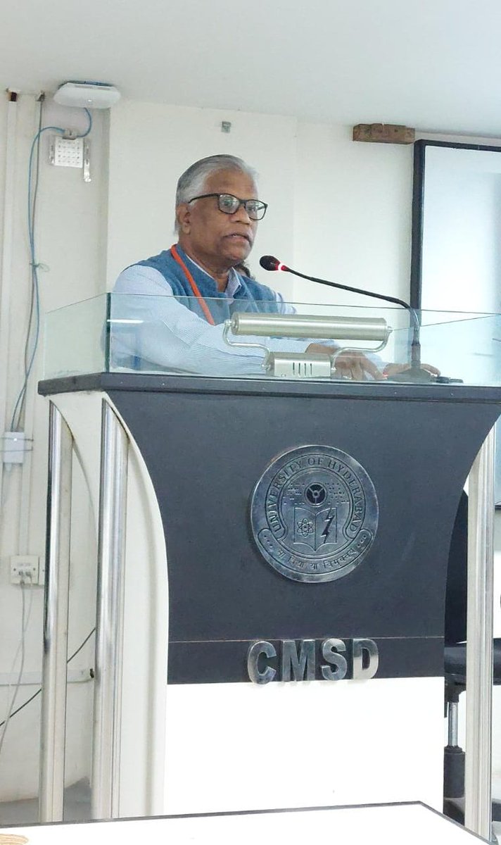dbtcmi's tweet photo. Day 1 of #Genomics_WS2023, an intensive hands-on workshop on "Microbiome and Genome Analysis," welcoming 40 participants. The session was inaugurated by Prof. B. J. Rao, Vice-chancellor,  and dignitaries from CMSD and the School of Life Sciences, University of Hyderabad. https://t.co/0hkcjnPKKh