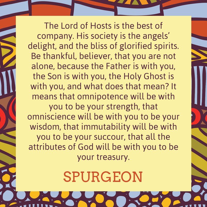 ReadingSpurgeon's tweet photo. The company of God.
#Spurgeon #s930 https://t.co/st8nww2s08