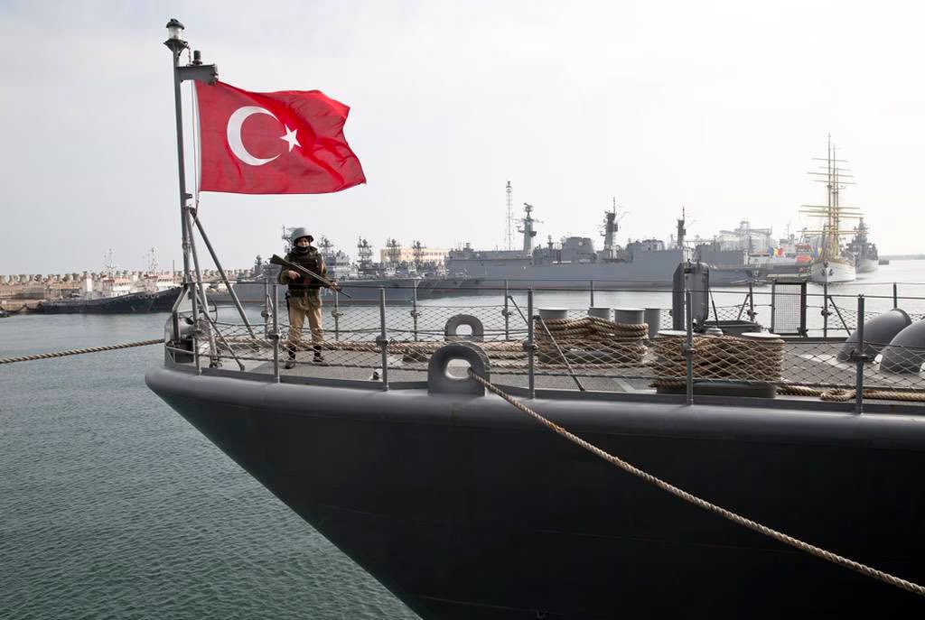 sentdefender's tweet photo. Turkish Officials are reported to have recently notified the Ukrainian Government that they will not provide Escorts and/or Protection for Commercial Ships that are attempting to Export Grain from Ports on the Black Sea due to the Risks associated to Escalation with Russia. https://t.co/yhYL44tY6Q