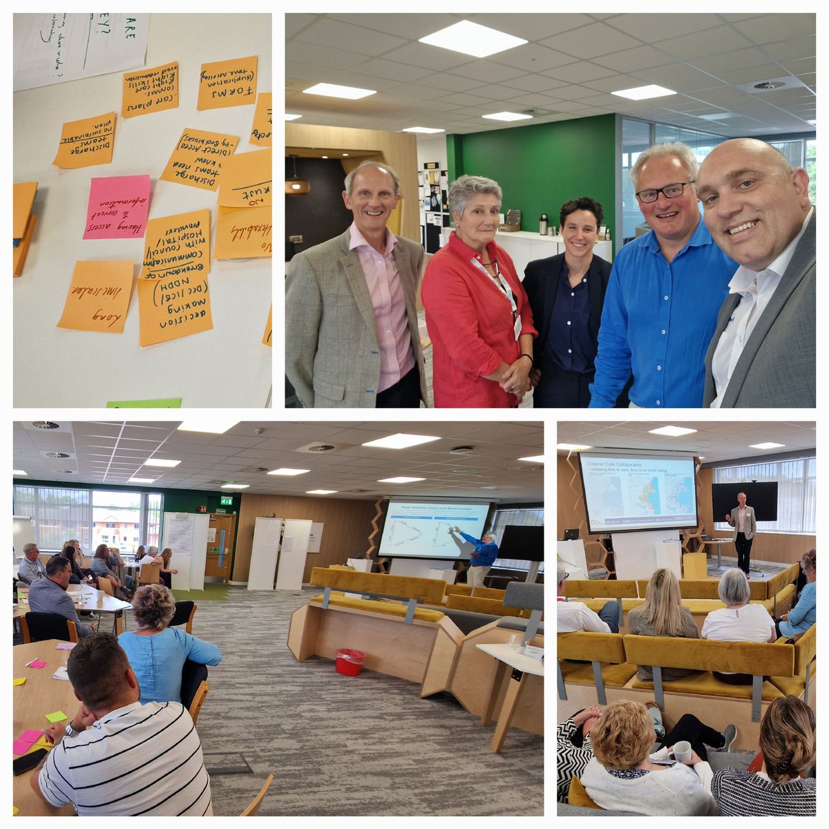 We are thrilled to co-host yesterday and help to create change in Devon along with our other colleagues, Accelerated Design Event for Domiciliary Care. Energy, Innovation, Collaboration, providerled #socialcare #nhs #Collaboration #Devonleading @HealthFdn