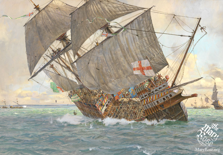 MaryRoseMuseum's tweet photo. #OnThisDay. 19th July 1545, The Mary Rose sank during the Battle of the Solent, just a few miles from the coast of Portsmouth.

Of her 500 crew, only around 30-40 were saved. The Mary Rose Museum is dedicated to those who lost their lives that day. https://t.co/gNcxr0hzGx