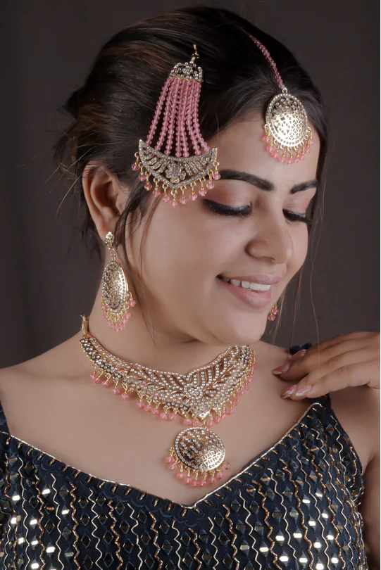 Me2youI's tweet photo. Capture Hearts with Timeless Glamour, Find the Perfect Pink Beads Ruby #Kundan Cubic Zirconia Gold Plated #Jewellery Set. 

https://t.co/zMHzw4UDaV

#me2you #Beadsset #Rubynecklace #Jewelleryset #womenjewellery #traditonaljewellery #weddingjewellery #trendyjewellery https://t.co/A5IwX7Otb6