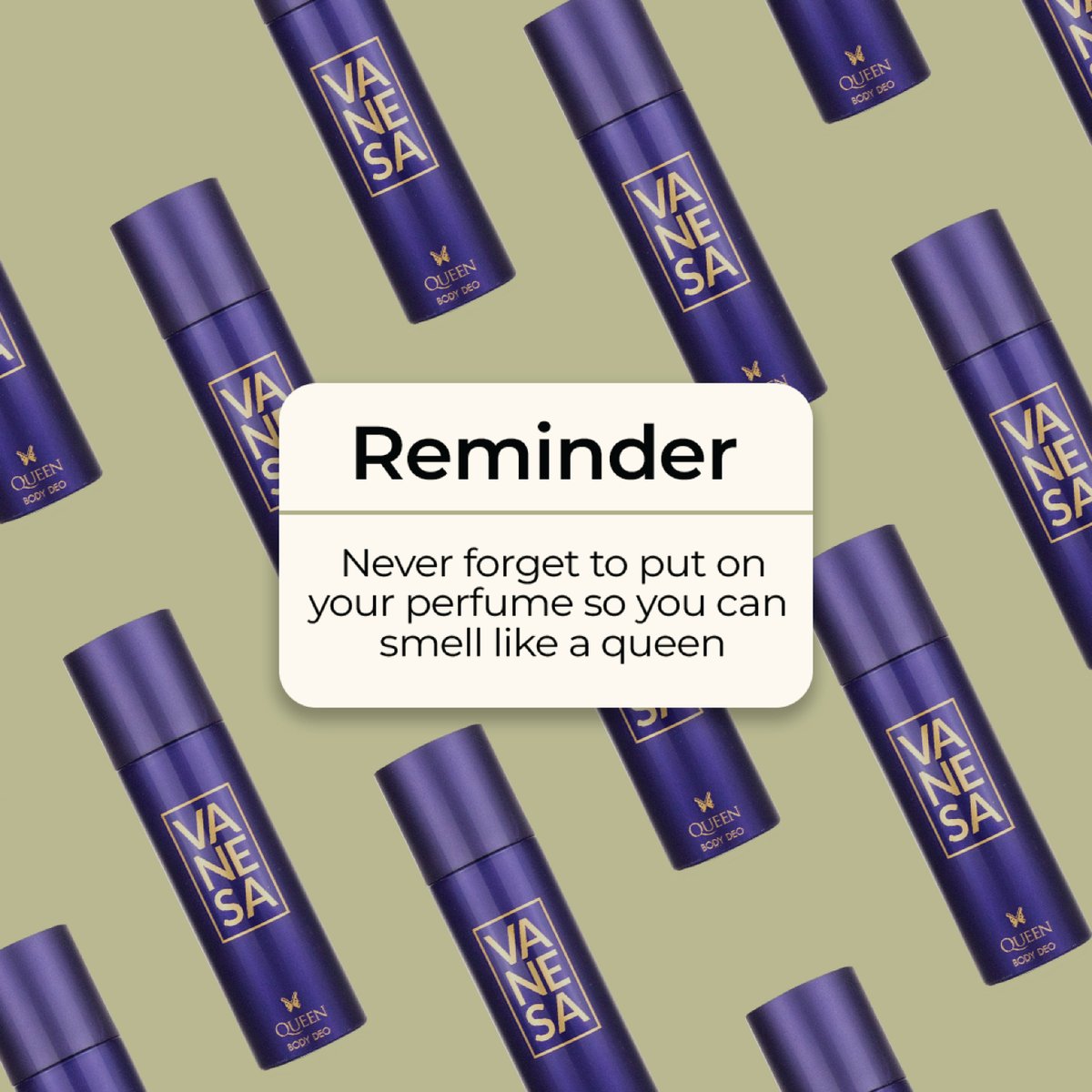 VanesaBeauty_'s tweet photo. Just a little reminder to make sure you never forget to wear your personal accessory, “Perfume.“
Love Your Self Love Vanesa
#VanesaPerfumes #vanesabeauty #vanesabodydeo #Vanesa #Queen #VanesaQueen #vanesaDeodorant #Selflove #Selfcare #Fragrance #BodyDeo #deodorant #fragrance #deo https://t.co/TcJwwttUxp