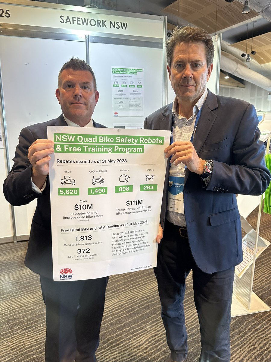 Kevinandersonmp's tweet photo. Yet another Labor cut - the Quad Bike Safety Rebate -  saving farmers lives and thousands of dollars 
Quad bikes are important tools of the trade for farmers @NSWNationals @NSWFarmers @DugaldSaunders @timothycjames https://t.co/c1CYAcYarz