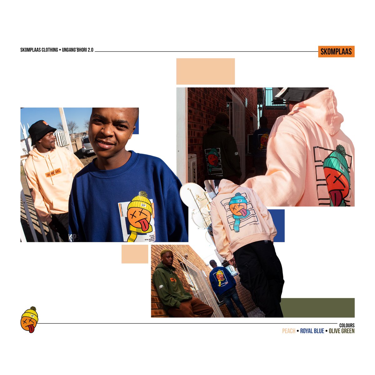 Skomplaas_SKP's tweet photo. Allow us to tell a SKOMPLAAS (Kasi) story through the Freedom of Art and Street Wear! 

Introducing our New 23/24 Winter Collection, UNGANG’BHORI 2.0 🔥🔥🔥 

Uzos’Thola ESGOGA, 1905 8th Street Emzinoni, Bethal, Mpumalanga South Africa 🇿🇦🧡

#Skomplaas_Clothing 
#UngangBhori https://t.co/xox9ZE1IZp