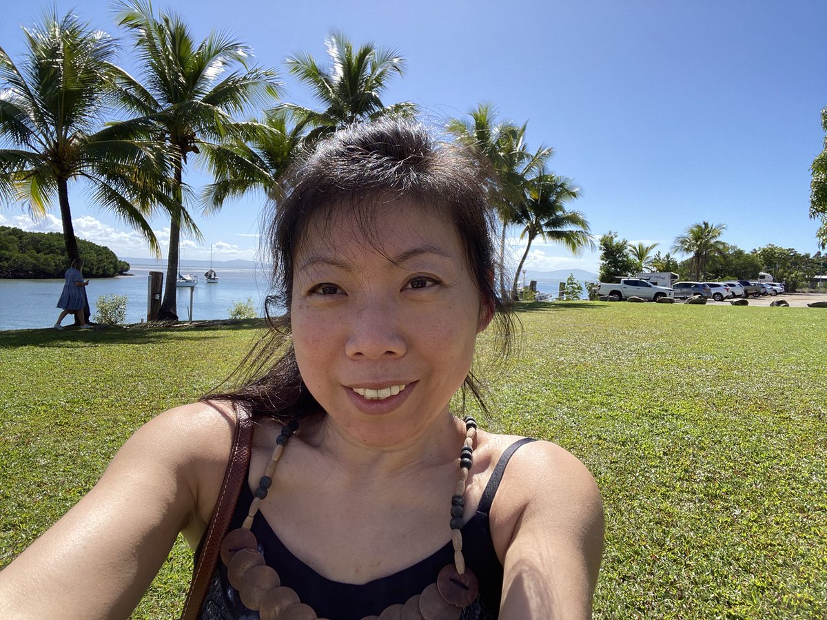 First time away from my kids for more than a day. Feeling mixed. But very excited to be in sunny Port Douglas and talk about reading science. #SSSR2023