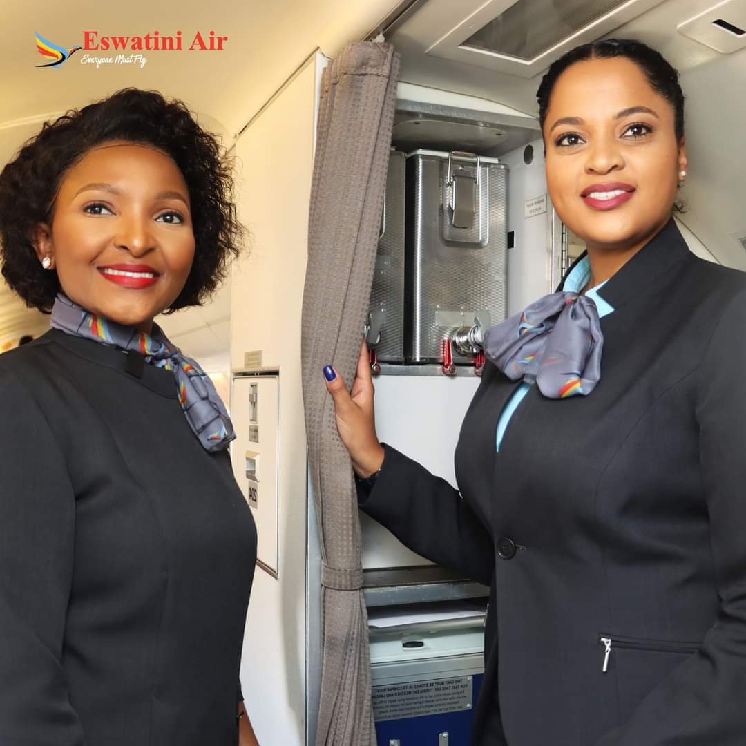 Welcome, onboard Eswatini Air✈!
Are you ready to fly with us? 

Book your seat: eswatiniair.co.sz 

#FlyEswatiniAir #Airtravel #EswatiniAirCabinCrew
#EveryoneMustFly