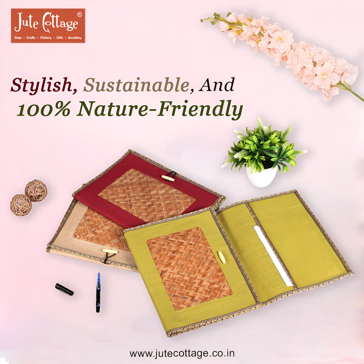 JuteCottage1's tweet image. Carry your documents in style with our Jute Folder Bag!
Made from eco-friendly jute fibers, it&apos;s stylish, durable, and perfect to carry. 

Shop now: shorturl.at/ortBH
Must Visit: jutecottage.co.in

#jutecottage #folders #folderdesign #wallet #jutewallet #walletbox