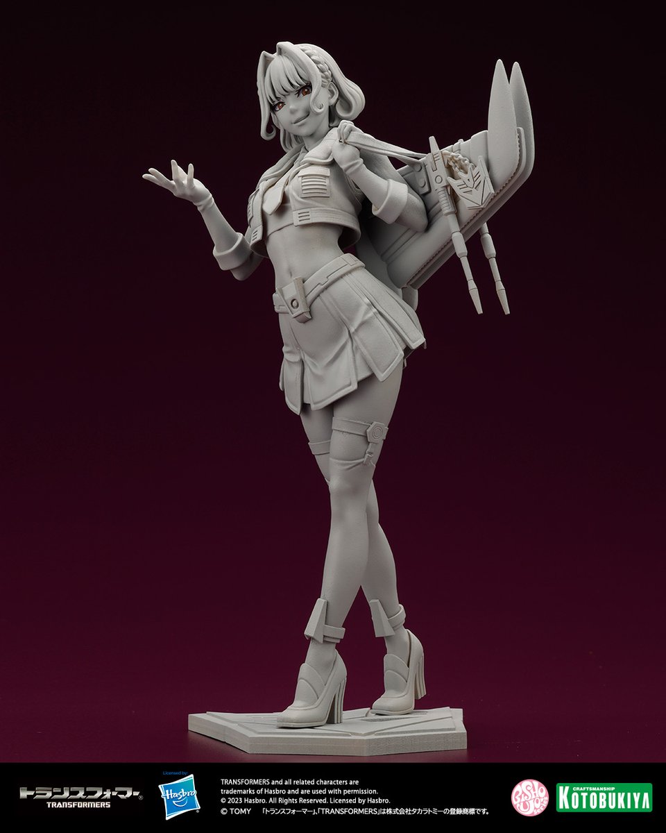 Kotobukiya_EN's tweet photo. Take a first look at the sculpt for TRANSFORMERS STARSCREAM BISHOUJO STATUE! Stop by our booth at San Diego Comic-Con to see it on display!

#Transformers #ShunyaYamashita #BISHOUJO #SDCC2023 https://t.co/p7jq1k9gtL