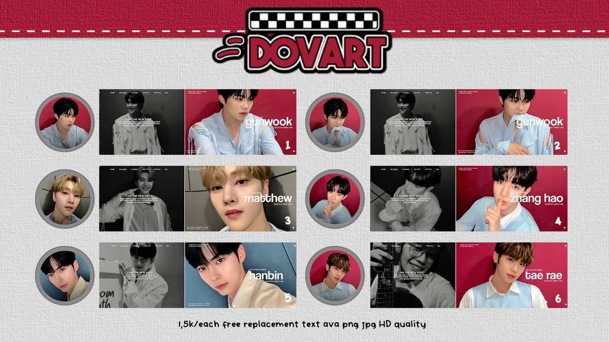 ㅤㅤ
☆ help rt? thanks. CLEARANCE SALE📢

layout ready stock flash sale. harga tertera, free replacement text, HD quality. yok langsung dm!

karina, minji, wonyoung, yunjin, seeun, rose, jisoo, zb1 #zonauang
ㅤ