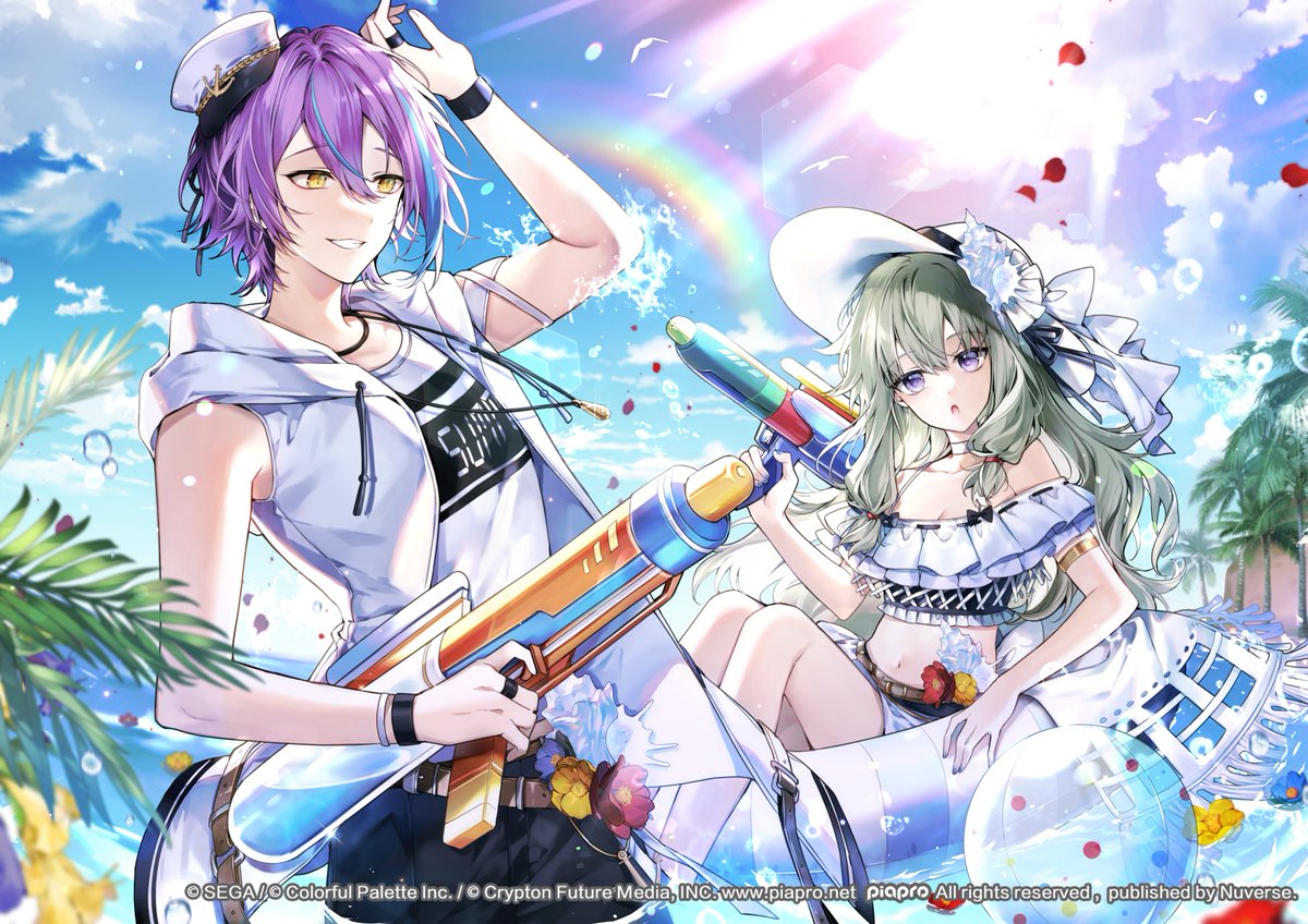 🌴해변에서 여름 타임!

🏖️루이와 네네가 서로 여름 수영복을 입고
해변에서 놀고 있습니다~

테마 의상 입은 멤버들이 너무 귀엽지 않나요!

빨리 게임 내 🌊여름 테마 의상🏖️을
확인하세요.٩(๑•̀ω•́๑)۶

🎨<a href="/Pingo1109/">Pingo</a> 작가님
진심으로 감사드립니다!

#프로세카