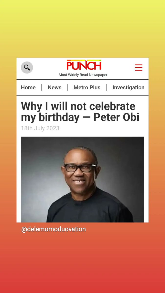 DeleMomodu's tweet photo. Happy 62nd birthday to my very dear friend and Brother, former GOVERNOR PETER OBI... You deserve a celebration after all that GOD has done for you... I remain grateful to you for celebrating me on my 63rd birthday, when you joined me and friends at our London home on May 16, 2023 https://t.co/TAtUJB6AIf
