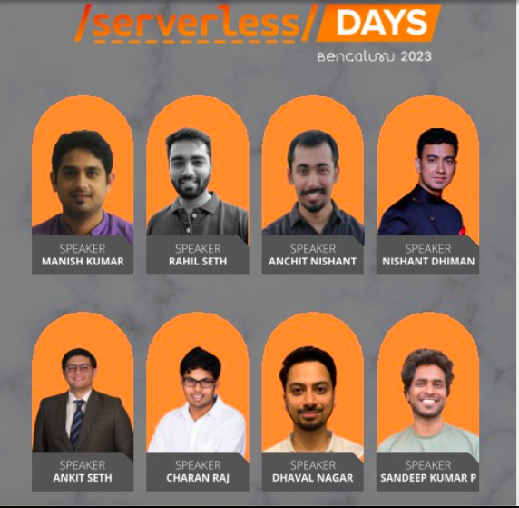 🌟 Exciting News! 🚀 Check out the speakers' lineup for the #ServerlessDaysBengaluru2023 for a day filled with serverless magic!

Don't miss out on the chance to learn from amazing speakers.

To Register: lnkd.in/gi8jaxaD

 #BengaluruEvents #TechConference #ServerlessTech