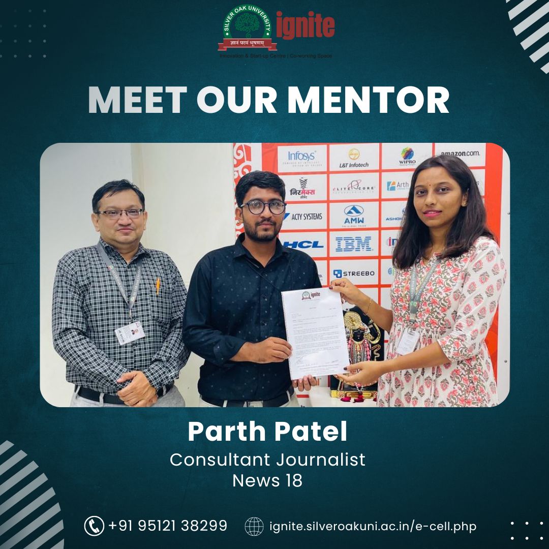 ignite4startups's tweet photo. We take this opportunity to welcome Mr. Parth Patel, Consultant Journalist at News18 as a mentor of the IGNITE - Innovation &amp; StartUp Centre's mentor board. The startups at IGNITE - Innovation &amp; StartUp Centre will be highly benefitted by your mentorship.

#mentor #journalist https://t.co/SaJlcH2YFi