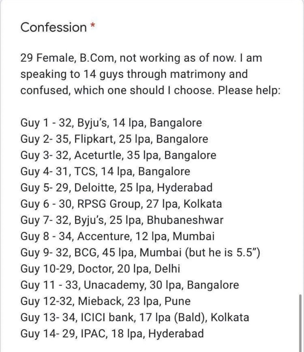 I’m a teacher and when I see a student struggling with making choices and seeking help, I can’t stop myself from offering my take.

Here it is:

There are some potential considerations:

1. Financial Stability: 
Guy 9 from BCG has the highest income, but there’s a BUT, and Lord