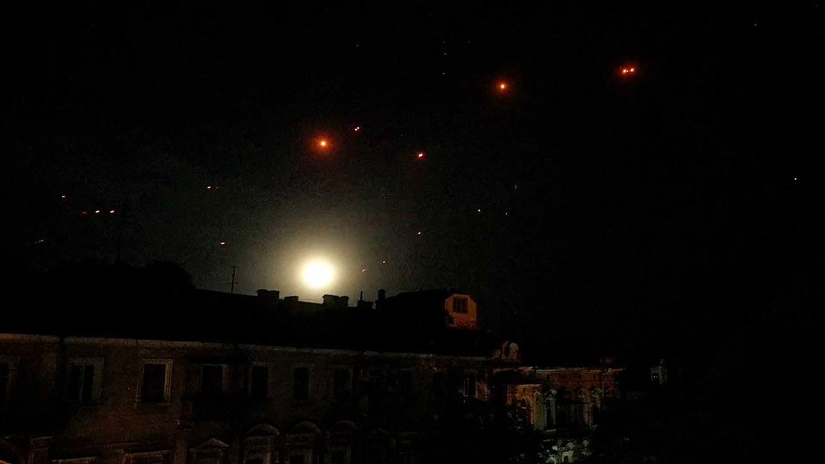 MamedovGyunduz's tweet photo. Another massed strike across Ukraine tonight, overall more than 60 missiles and drones launched. Civilian infrastructure was damaged in different regions: private houses in Zhytomyr and Odesa, hotel in Mykolaiv, culture house in Kherson. The list of alleged #WarCrimes keeps growing.
#StopRussianAggression