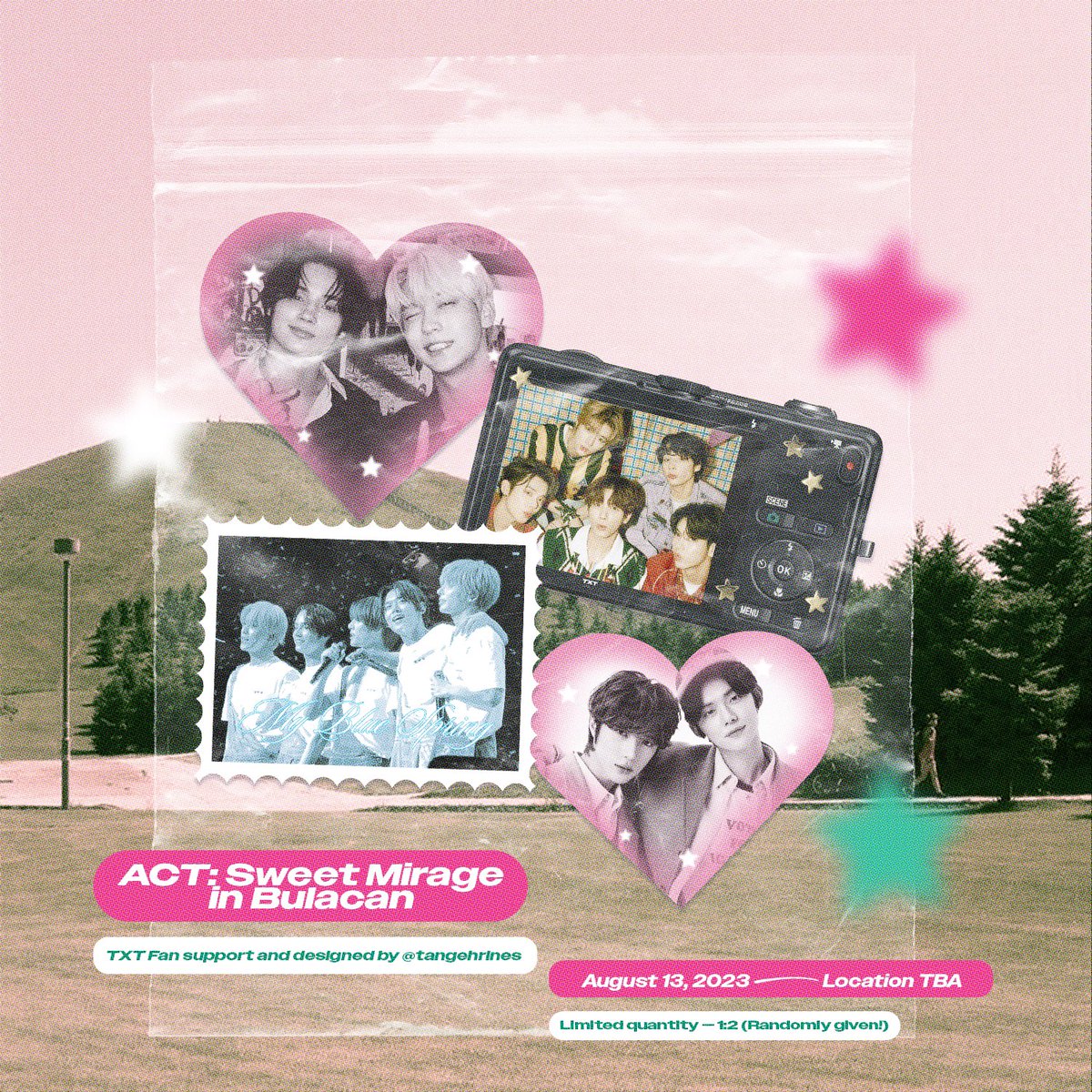 act: sweet mirage fan support by <a href="/tangehrines/">xia</a> ✩ ₊˚

✩ like &amp; retweet, no need to follow! ″̮
✩ limited quantity only! 1:2 stickers (randomly given)

see you, moas! ˃ᴗ˂
✩ #TXTinBulacan