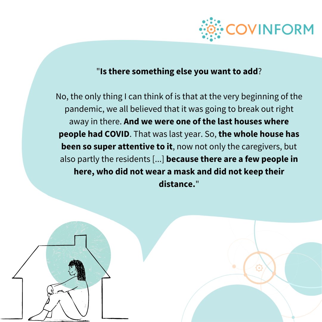 #Women also reported that albeit not every inhabitant abided by the measures, the staff of the permanent housing facilitiy was able to contain - or at least delay - the outbreak, thereby safeguarding the inhabitants:

#homelessness #pandemic #covid