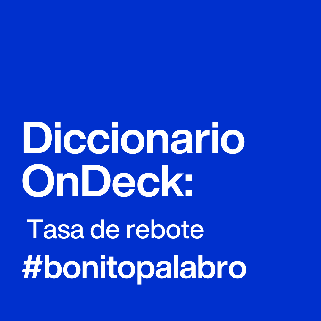 ondeckmkt's tweet photo. La tasa de rebote representa la cantidad de visitantes web que se van de ella sin decir nada. Esta métrica es crucial para evaluar la eficacia de tu sitio web en lograr conversiones y retener a tus visitantes

#TasaDeRebote #UX #tipsdemarketing #diccionarioondeck #bonitopalabro https://t.co/RsuKHr1WlO