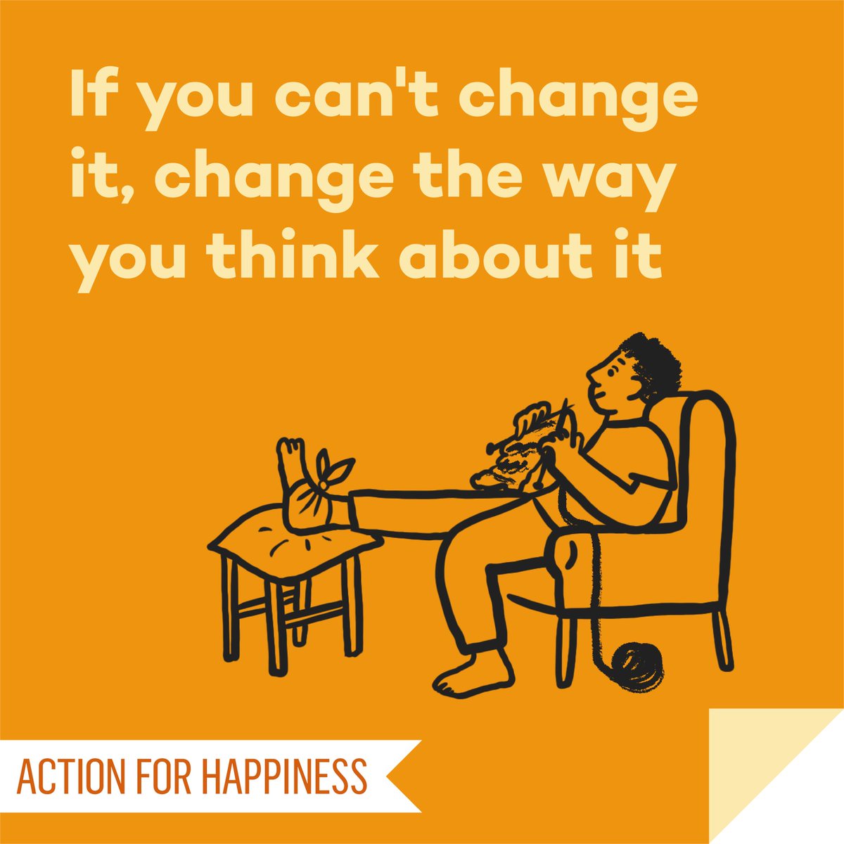 Jump Back Up July - Day 19: If you can't change it, change the way you think about it actionforhappiness.org/jump-back-up-j… #JumpBackUpJuly