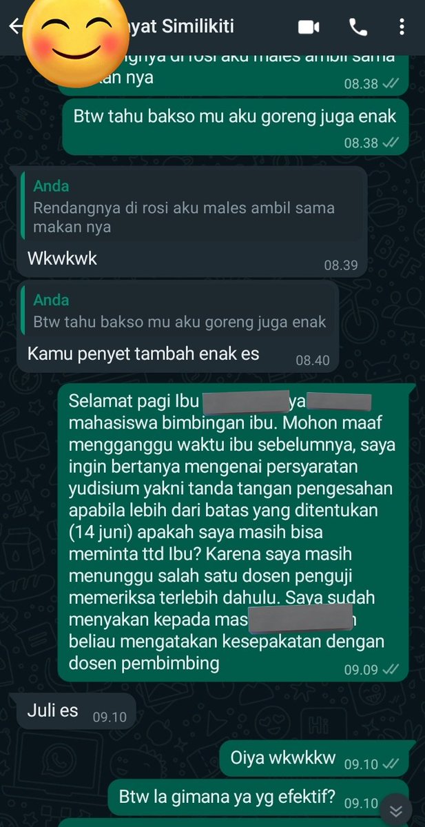 marchonfeb's tweet photo. @hiphipyipii @collegemenfess Same energy wkwkwk. Sebelum kirim dosen pasti kirim temen dulu buat croscheck wkwk ntar temen juga sebaliknya tiap mau chat https://t.co/AqzC3t7Dj8