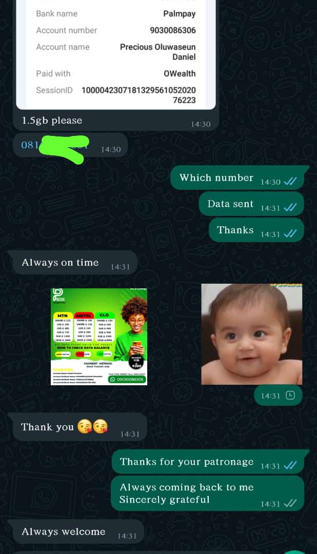 preciousdataplg's tweet image. I dey deliver on time oooo
I no dey delay
#dataplug
#datasite
#datavendor
#dataseller
#cheapestdata
#cheapdata
#09030086306