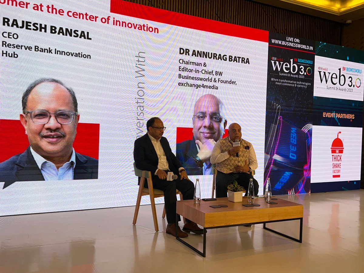 BWBusinessworld's tweet photo. Day 1: Join us as we dive into the groundbreaking world of Web 3.0, where tech pioneers and innovators explore the future of the internet only at BW Web 3.0 Summit & Awards 2023. #BWWeb3
Join us on: https://t.co/pS7nTaUJb6
Topic: Customer at the center of innovation https://t.co/qj1knCKJoq
