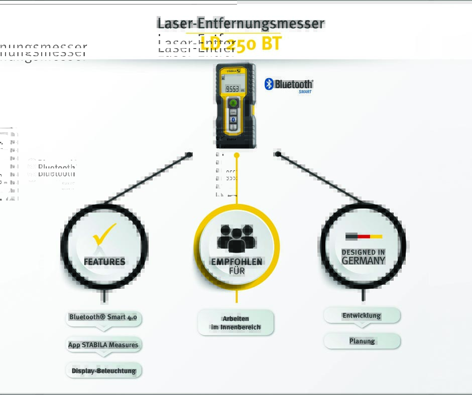 upat_sa's tweet photo. 💛🖤 Laser Distance Measurer - Measuring made easy 👌 LD 250 BT #beatruepro #stabila

Easy to use with basic functions for measuring up to a distance of 0.20m - 50m. 

Enjoy a compact, advanced and accurate distance-measuring tool today: 👉https://t.co/wG4VXq7NnT https://t.co/HegokpqSb1