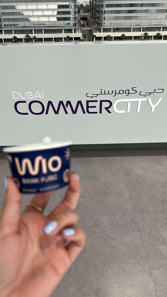 WioBank's tweet photo. [Wio Van] - Bringing smiles to people's faces in Dubai CommerCity this afternoon! 😌 

Post a picture with the van, win a staycation 😎

#sweeterfuture #abudhabi #dubai #wiobank #poweredbywio #wio #digitalbank #fintech #giveaway https://t.co/RE6roH0vQG
