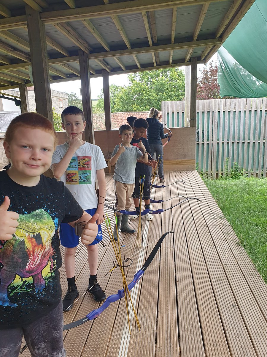 Meanwhile Group A are aiming for the bullseye! 

<a href="/SSEoutdoors/">SSE OUTDOORS</a>