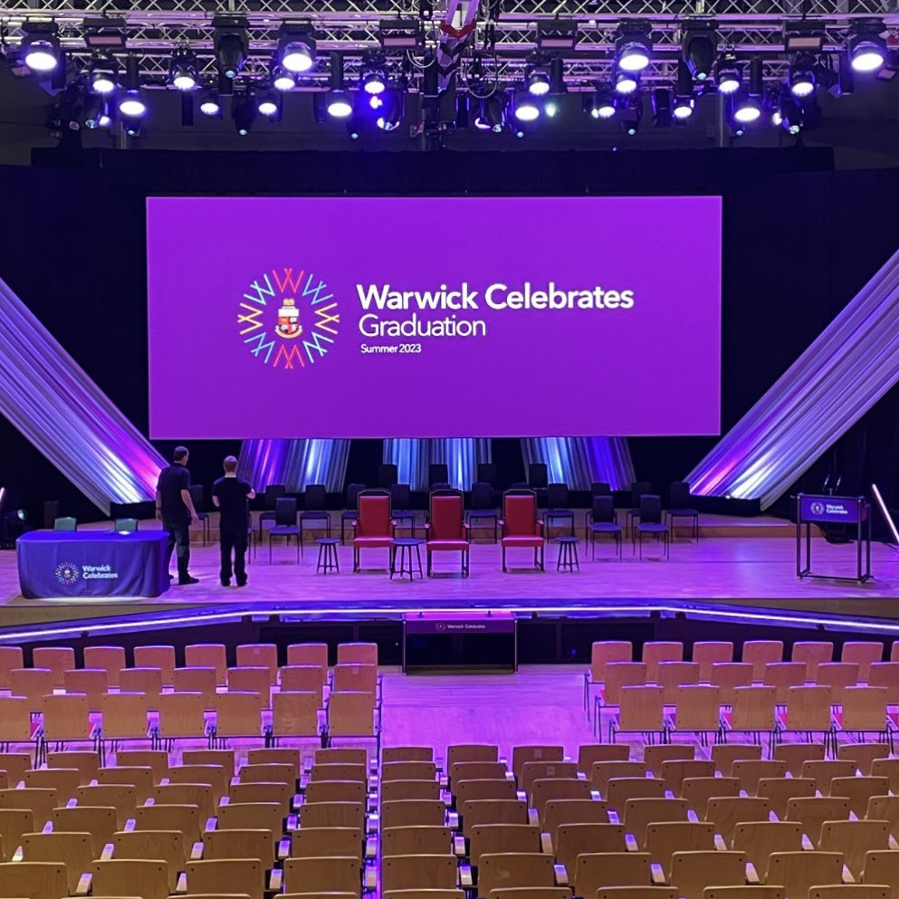 Good morning, everyone 👋

Today, we’re celebrating our <a href="/WarwickBSchool/">WBS</a> graduates. 

Stay tuned as we share #WarwickGrad updates 💜
