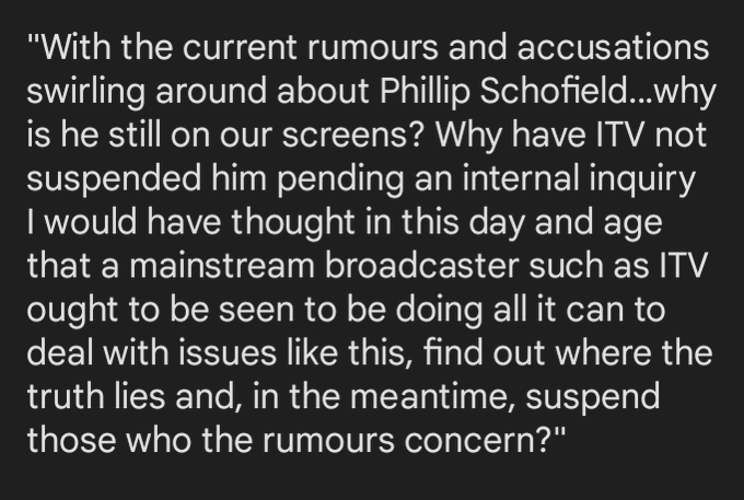 This is what Dan Wootton said in a statement about the Phillip Schofield affair  #DanWoottonExposed #DanWootton #DanWoottonIsAnAbuser #philipsschofield #bbcscandal 

 #DanWoottonExposed