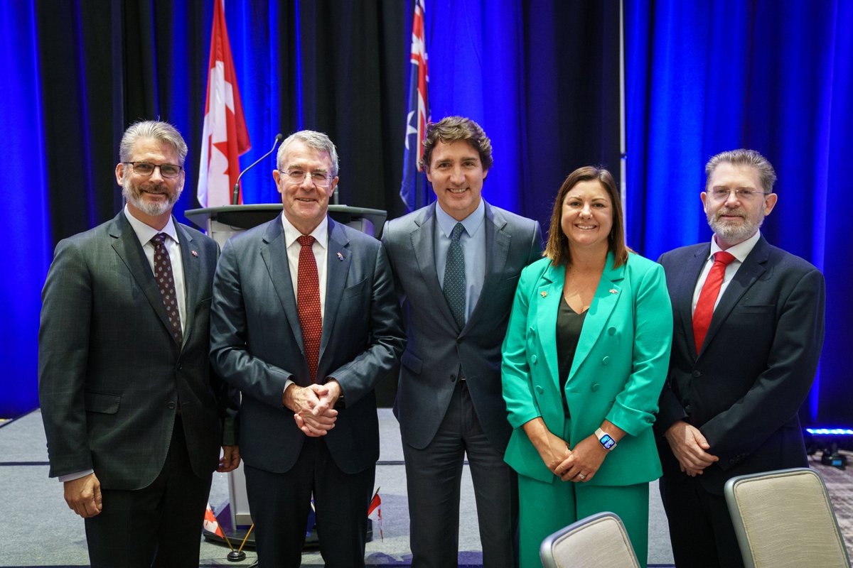 HE <a href="/MGlauser5/">Mark Glauser</a>, High Commissioner for 🇨🇦 Canada in 🇦🇺 Australia is attending the AusCan Economic Leadership Forum in Toronto this week. The Forum’s main theme will focus on Sustainability, Recovery and Growth Post-Pandemic. See more here: bit.ly/46yNazk.