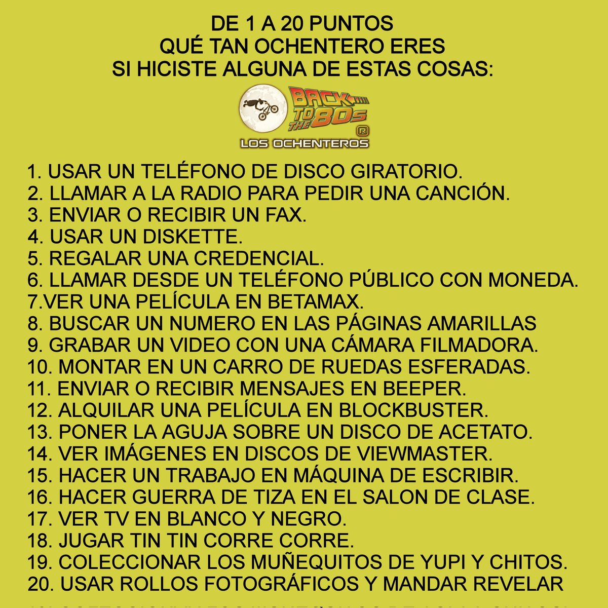 los_ochenteros's tweet photo. ¿Quiénes son los verdaderos Ochenteros? https://t.co/H5a6bJHVqZ
