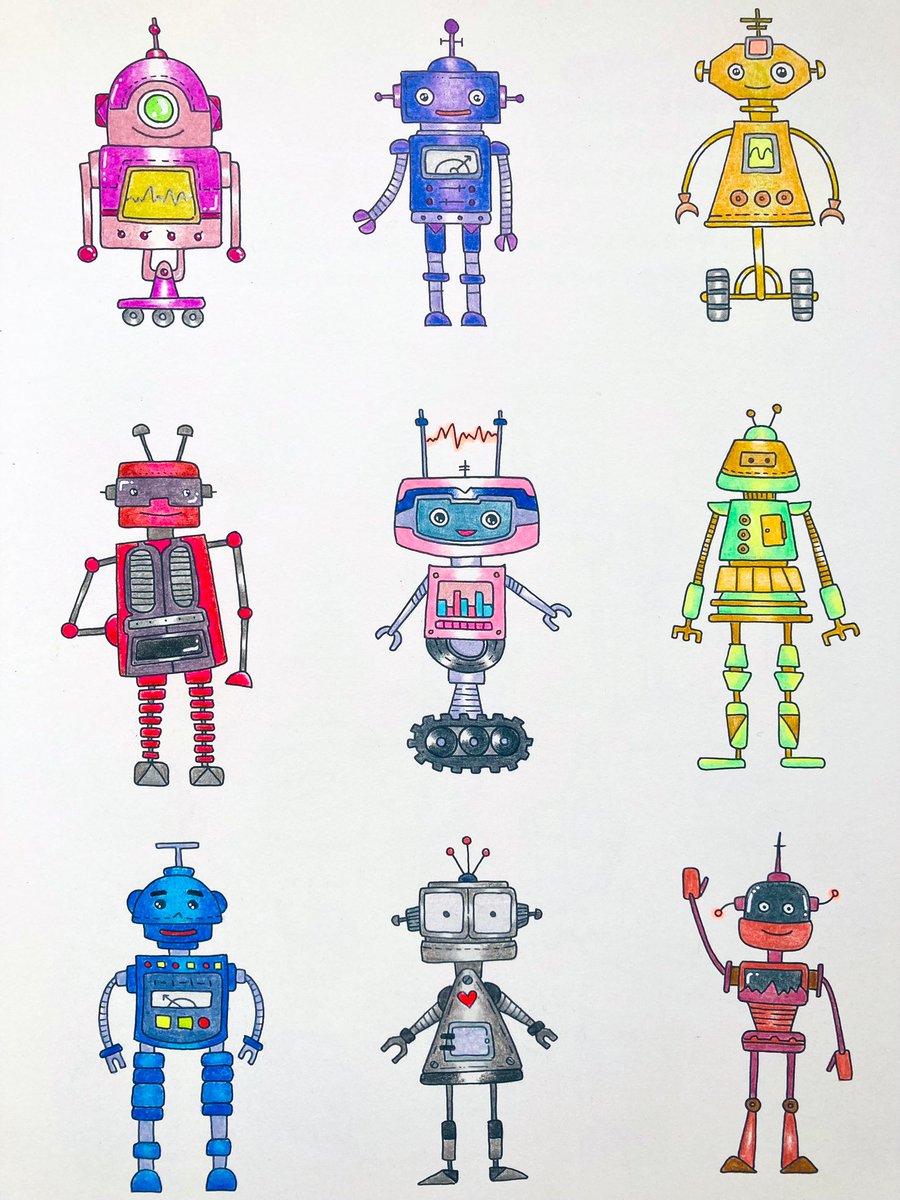 nrnr_renia's tweet photo. 完成🖍️
たくさんの個性🤖
#JohannaBasford #ジョハンナ・バスフォード #30DaysofCreativity #ジョハンナの塗り絵アクティビティブック #グラフィック社 #大人の塗り絵 #KALOUR https://t.co/MzcJxzIcwV