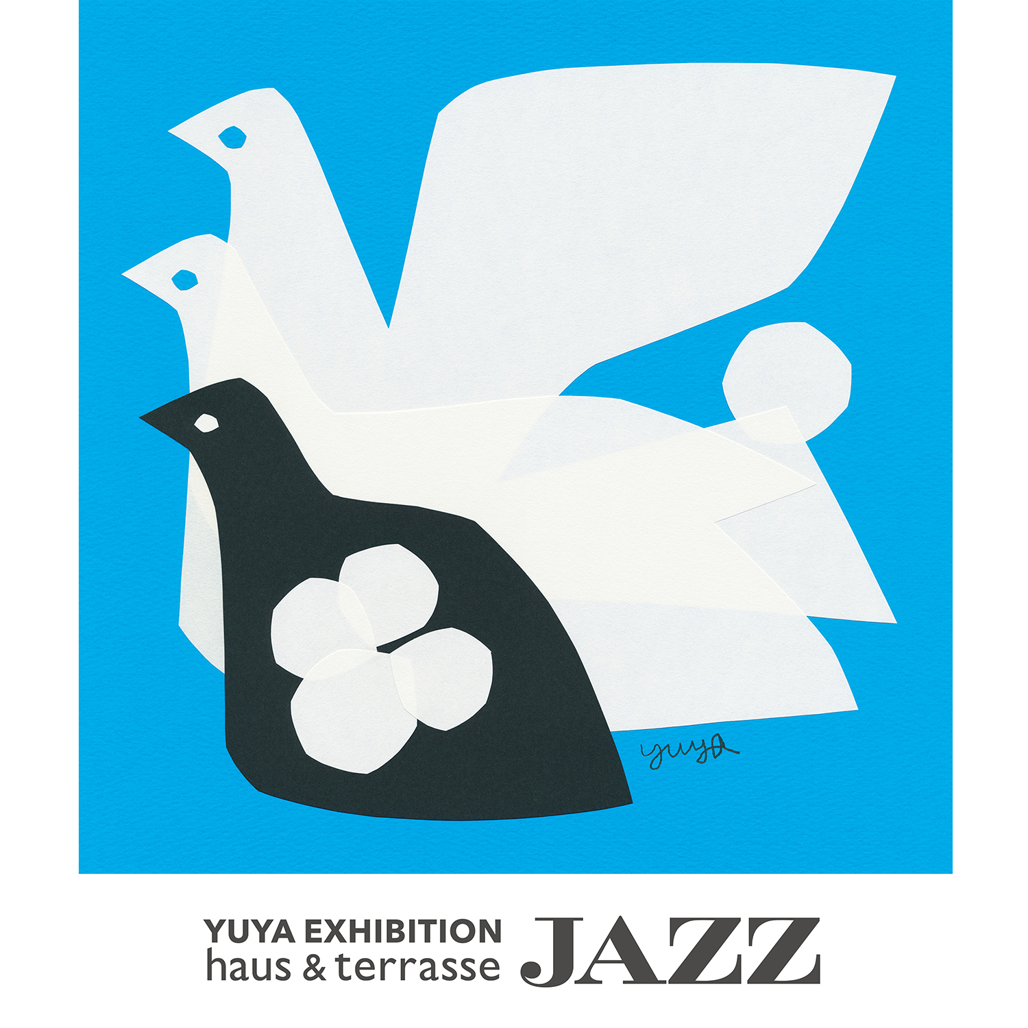 YUYA chokkin kirie ちょっきんきりえ atelierfolk ポストカードと一筆