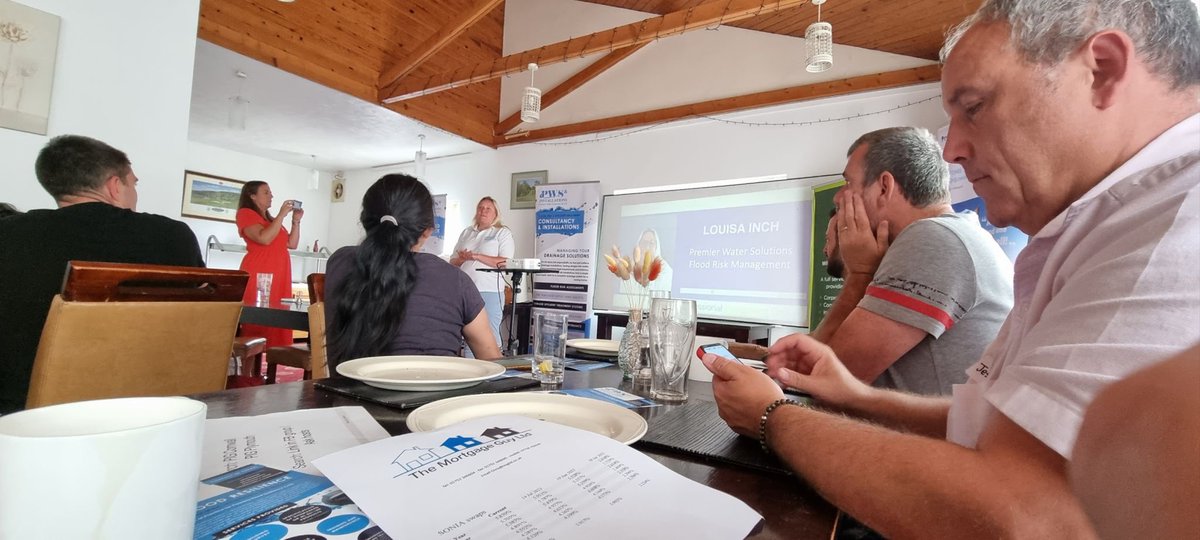 pws_ltd's tweet photo. Yesterday we were invited to present at Property Investment Group monthly meeting to talk about Flood Risk and Property Flood Resilience. Sponsored by @PaddleCocks and The Mortgage Guy. Wonderful event and lots of questions. Great speakers by Morveth and Abi. #propertyinvestment https://t.co/mQl7vF5C3w