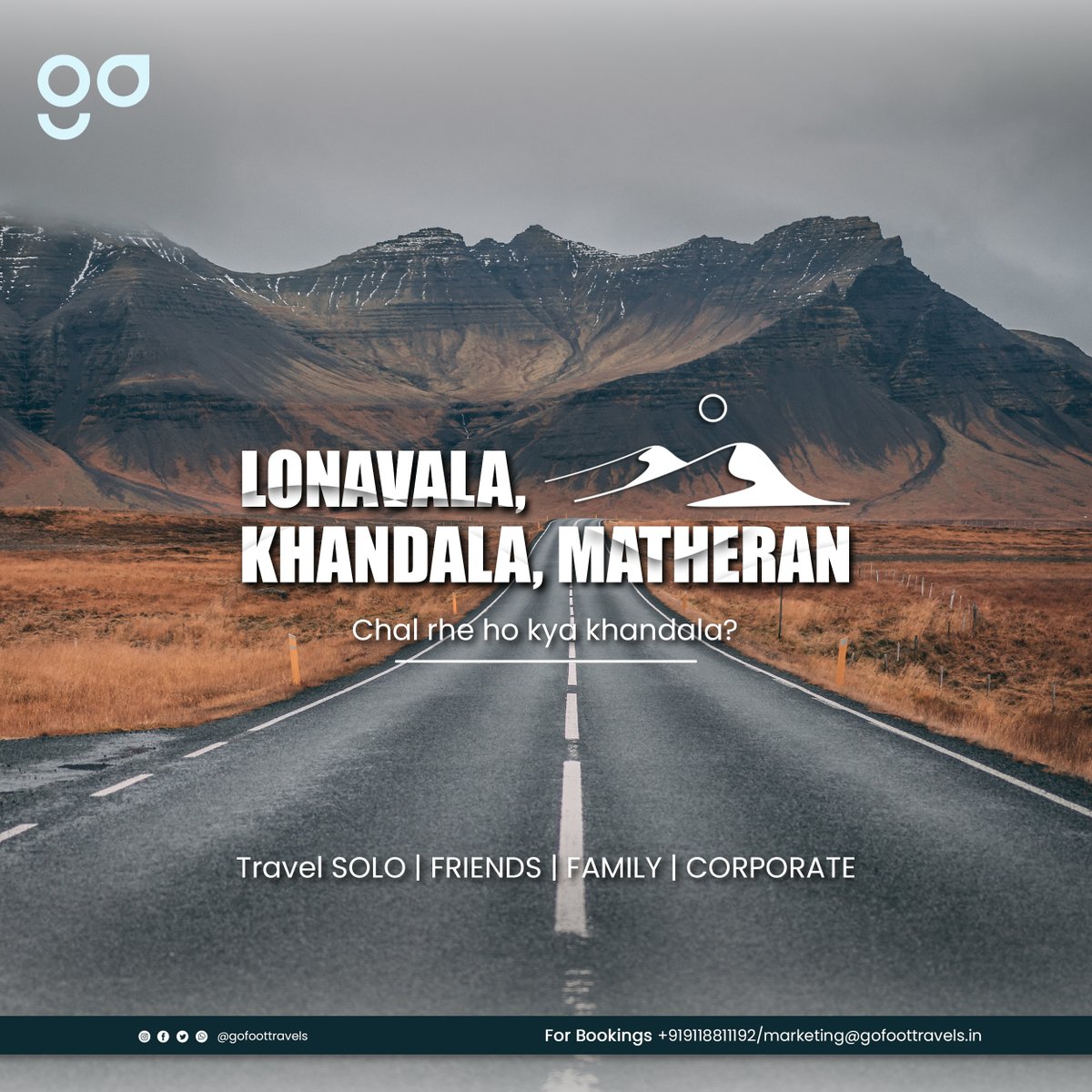 gofoottravels's tweet photo. Have you Heard that song ""Aati Kya Khandala?""

We are literally asking you ""Chal rahe ho kya Khandala?""

#lonavala #lonavalakhandala #lonavalakhandala #lonavalakhandaladiaries #lonavalakhandalaghat #khandala #matheran #lonavaladiaries #gofoottravels #gofoot #gft #gfts #travel https://t.co/U2REWhmW1W