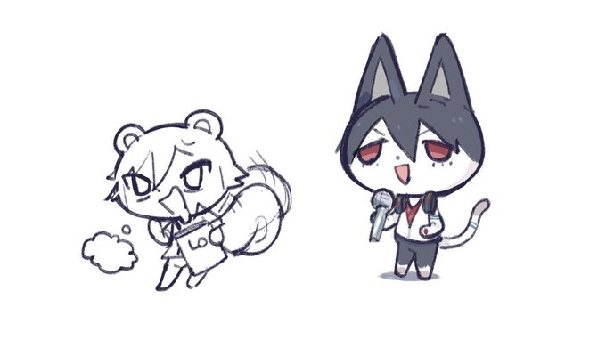 描きかけの某森化イラスト出てきた コウ……