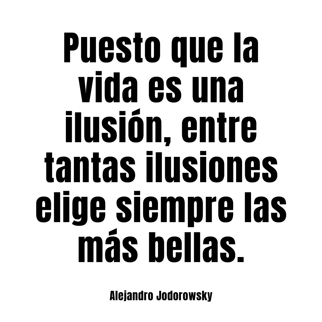 alejodorowsky's tweet photo. Puesto que la vida es una ilusión... https://t.co/G5V6DiOsFK