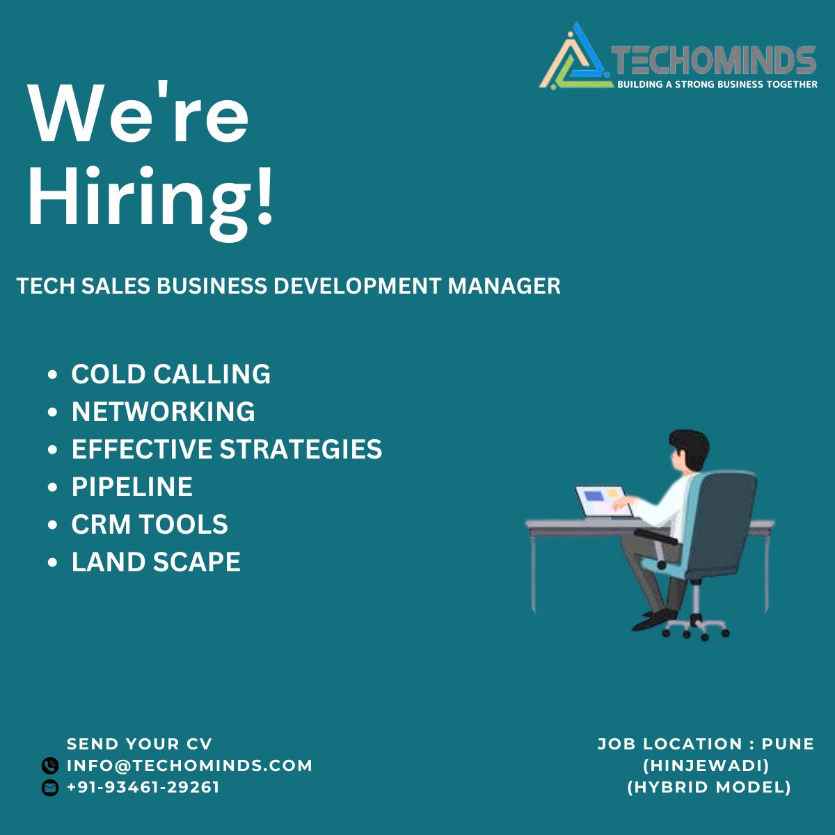 We are Hiring Tech Sales Business Development Manager..!!
.
.
.
#hiring #coldcalling #networking #effectivestrategies #pipeline #crmtools #landscape