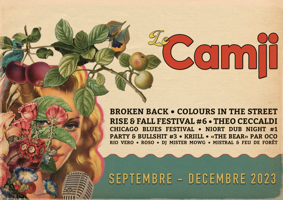 [PROG SEPTEMBRE-DECEMBRE] 

Infos et billetterie : camji.com