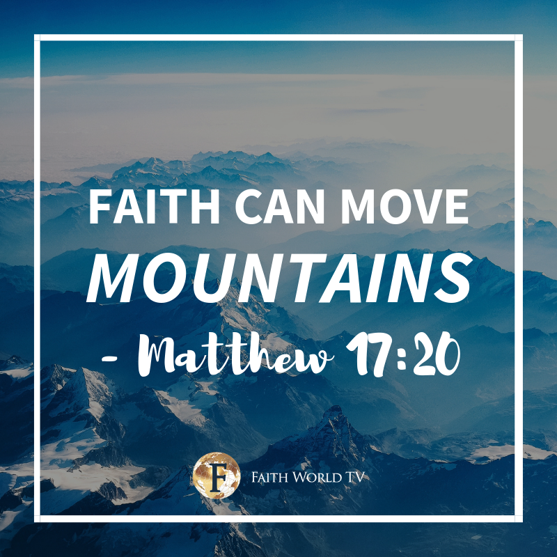 Faithworldtv's tweet photo. Faith can move MOUNTAINS! 

#Christian #Faithworldtv #bible https://t.co/Xu3ca1ESlg