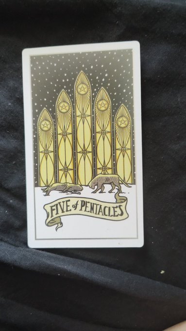 19 липня ваша #картадня у #таро це - 5 пентаклів. День піде шкереберть. Всі намічені плани підуть на<a href="/tag/%D0%BA%D0%B0%D1%80%D1%82%D0%B0%D0%B4%D0%BD%D1%8F"class="tags">#картадня</a><a href="/tag/%D1%82%D0%B0%D1%80%D0%BE"class="tags">#таро</a>