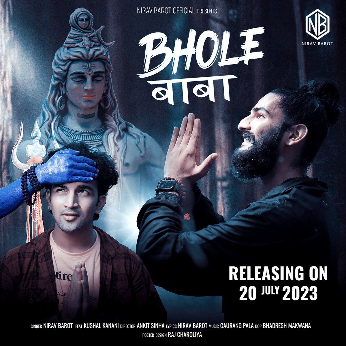 nirravbarot's tweet photo. “BHOLEबाबा”🚩Releasing Tomorrow on my youtube channel Nirav Barot Official ❤️ https://t.co/eGpxAzNGFp