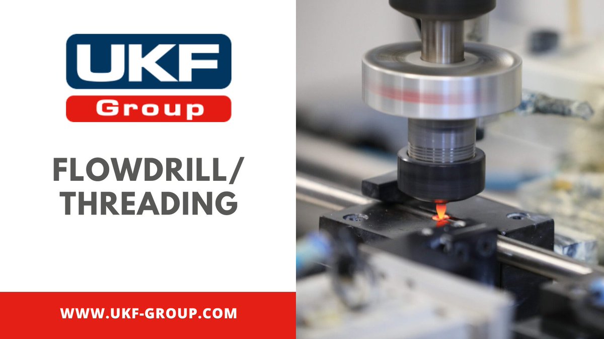 UKFGroup's tweet photo. Flowdrill/Threading: Flowdrill is a tungsten carbide friction drilling process that allows the wall thickness of the material to be elongated enough to be threaded to a desired pitch.
Click: https://t.co/CrMotgxhpb #threading #manufactures #flowdrill #tube https://t.co/uHyXfQhQMZ