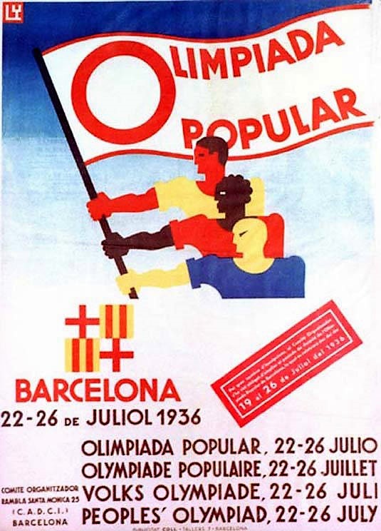 #TalDiaComAvui de 1936 s'havia d'inaugurar l'#Olimpíada Popular de #Barcelona🏅 esdeveniment alternatiu #antifeixista a les Olimpíades de Berlín i que l'esclat de la  #guerracivil va impedir que se celebrés 😖 Si voleu➕ ℹ️ la trobareu al nostre catàleg 🔗tuit.cat/7231v