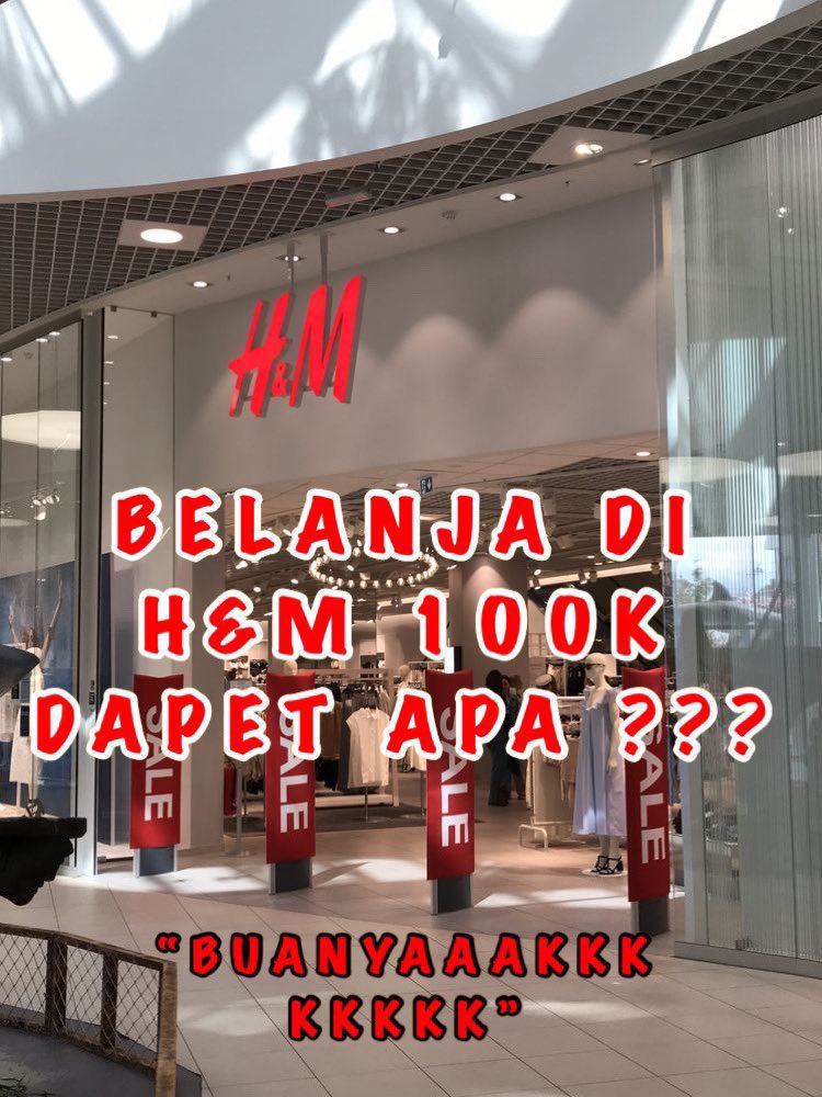 reviewhaul's tweet photo. Alternatif hacks belanja di H&amp;M

-a thread- https://t.co/nmSClnkLJ6